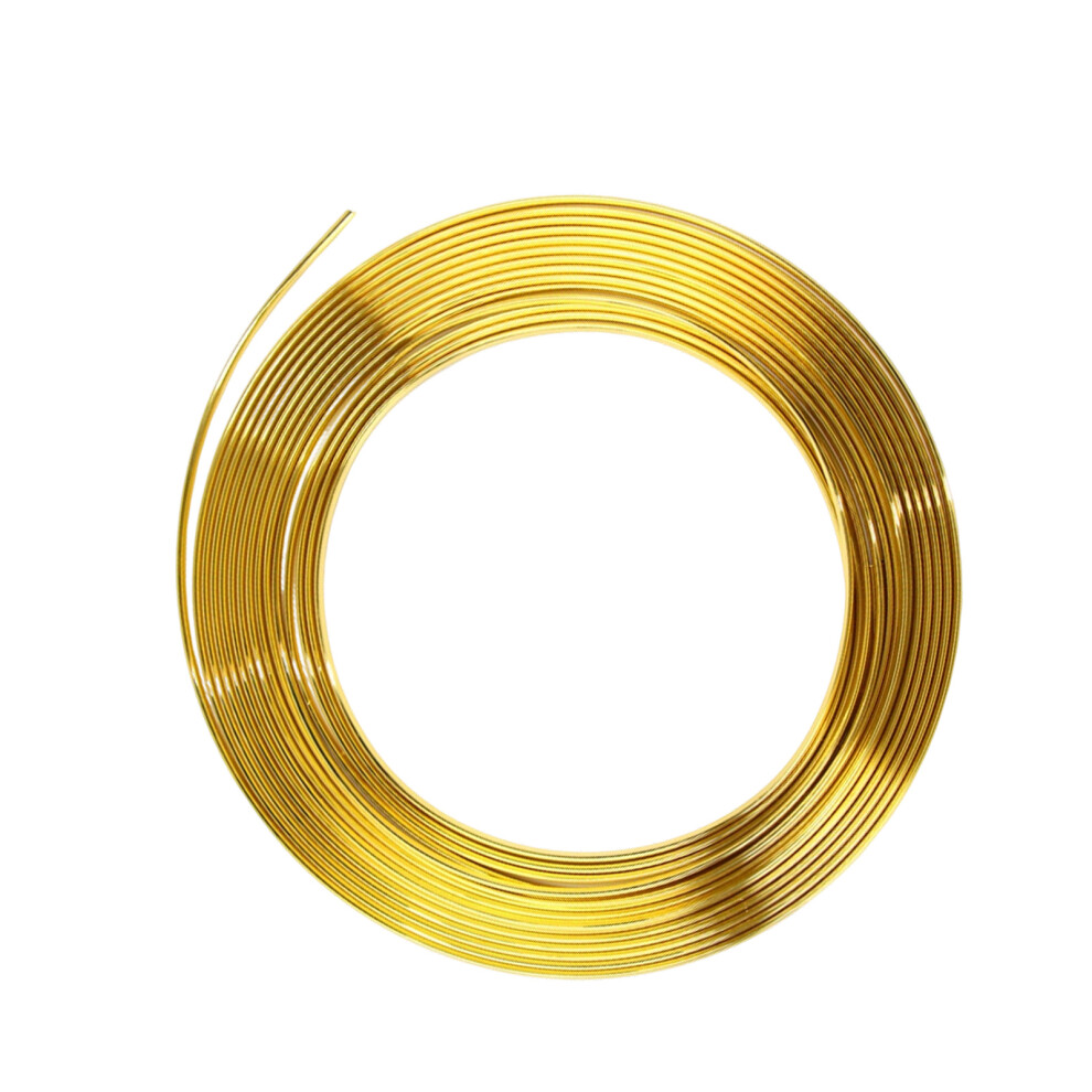 12 Meter Moulding Plated Pvc Edge Trim For Vehicle Door Hood Scratch Guard Gold 7754004753440