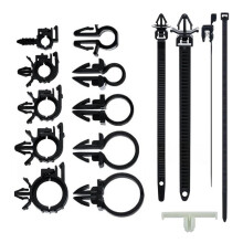 Reusable Wire Fasteners for Multiple Size Cable Organizing in Office Home 190pcs