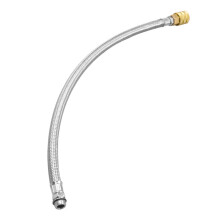 Detachable Auto Locking Tire Chuck Connector 45.8cm Metal Air Tube 1/4" Thread type A