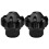 Strong Motorcycle Front Fork Crash Cup Effect Resistant Protector for Bikes Black 1