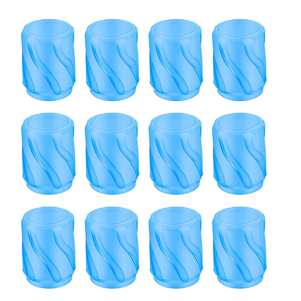 Multiple Vehicle Compatible Tire Valves Caps Glow Feature Suitable For Night 12Pcs Blue 7754004727151