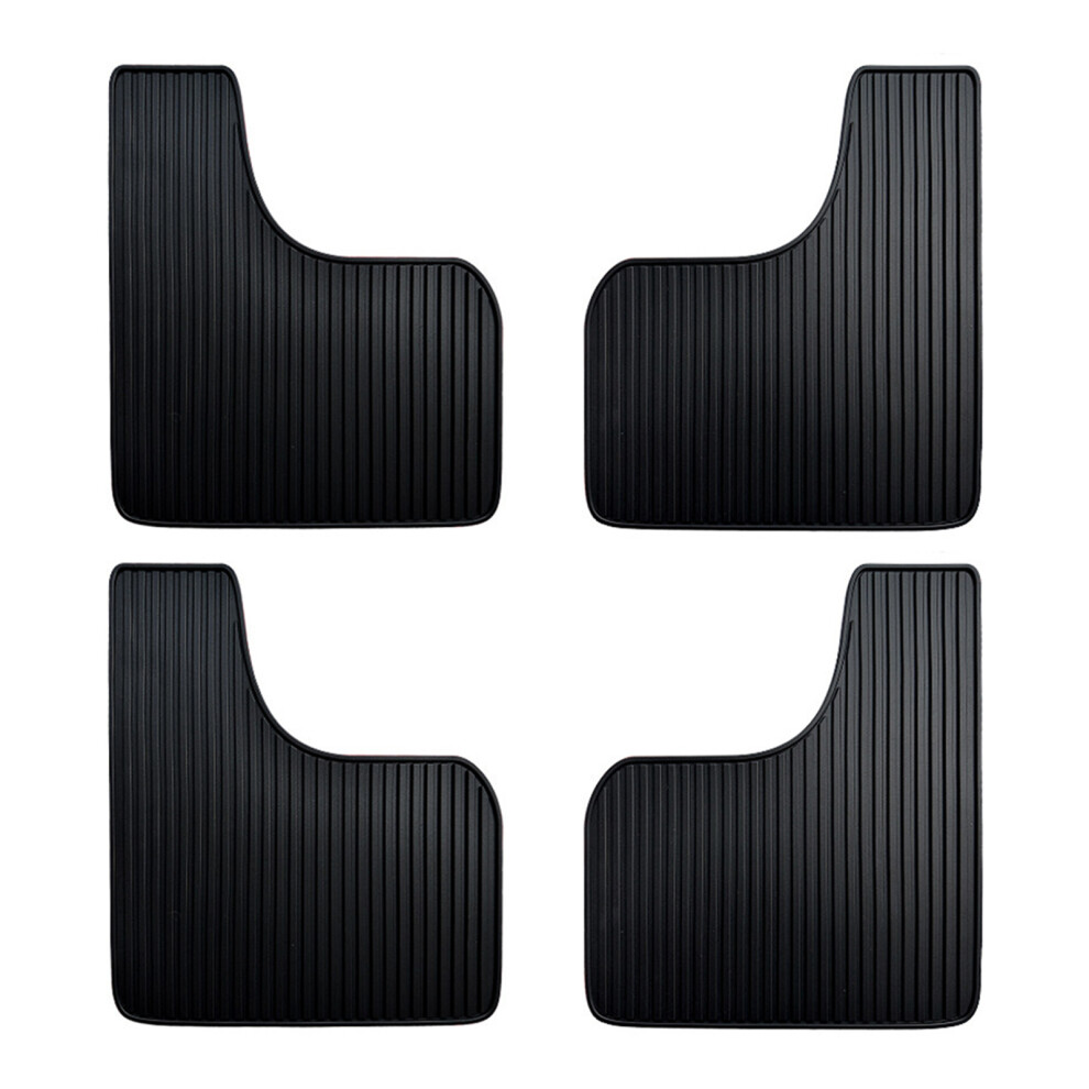 Simple Setup Universal Mudguard Protector For Sedans Suvs Trucks Blan Model Four Pieces 7754004728387
