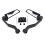 Anti Glares Motorcycle Mirror Wide Angle Coverage Handlebar Side Rear View Mirro Type A 1