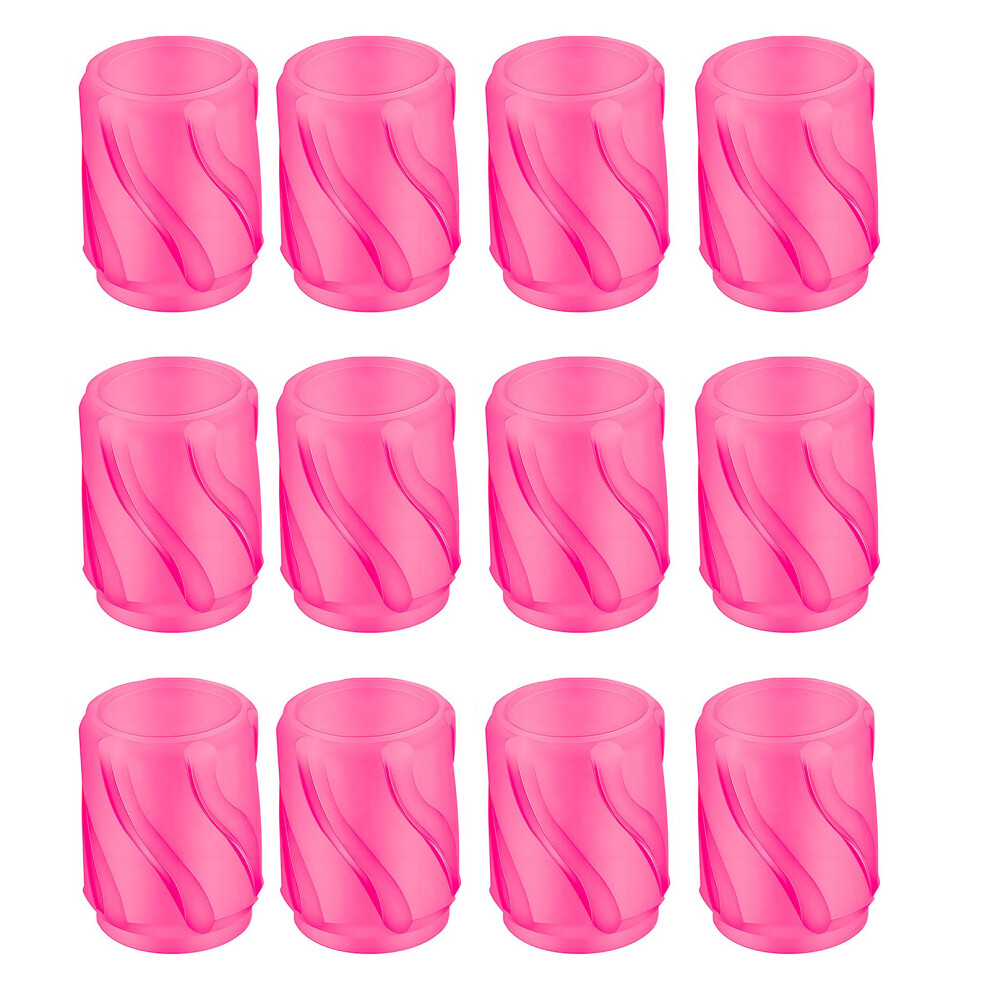 Multiple Vehicle Compatible Tire Valves Caps Glow Feature Suitable For Night 12Pcs Pink 7754004727144