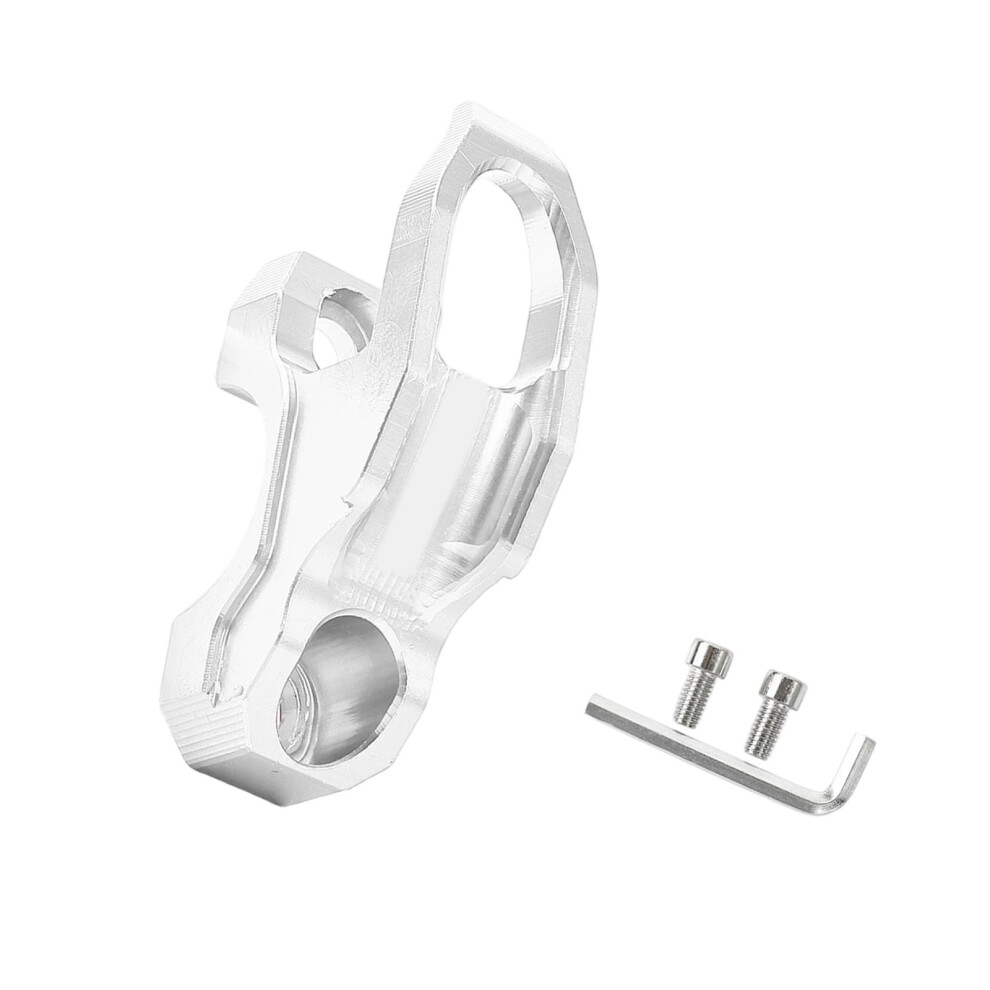 Motorcycle Aluminum Handlebar Luggage Helmets Hook Helmets Bag Hanger Holders Silver 7754004698314