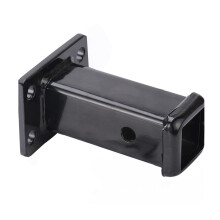 Solid Carbon Steel Trailer Coupler Adapter Sleeve Works with Various With mounting plate