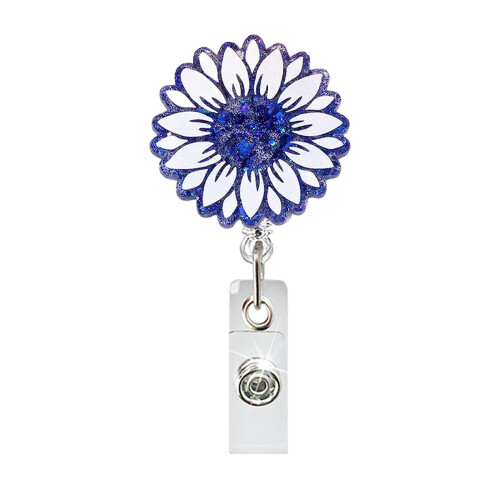 Flexible Retractable Holder with 360 Degree Swivel Function Office Essential Blue