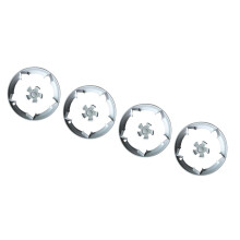 Set Of 4 Premium ABS Wheel Guards For Automobile 19 Inch Wheels White
