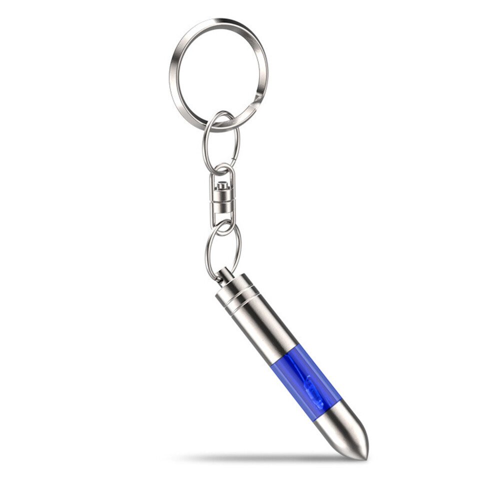 Strong Conductive Resin Static Eliminators Keychain Small For Human Discharge Blue 7754004715691