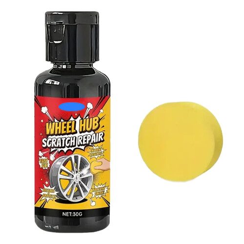 Repair Paste Kit Include Sponge For Quick Correction On Various Vehicle Wheels 30g