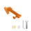Chainsaw Wall Mount Set Global Suitable Various Models Highlighting Simple 1 pack 1