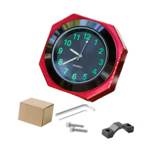 Precise Engineered Bike Time Clock Octagonal Design Weatherproof Metal Housing B3