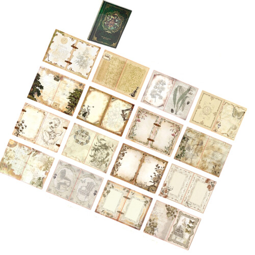 Elegant Vintages Embossed Cover Notebook Premium Writing Paper For Smooth Inks 4