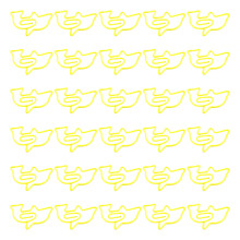 Stainless Steel Animal Bookmarks Paper Clips 30Pcs for Document Filing Crafting Yellow