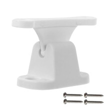 T Type ABS Plastic Door Latches Catches Easy Screw Installation For Square model white w