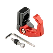 Motorcycle Handlebar Hook Luggage Bag Hanger With Anti Slip Design Foldable Red
