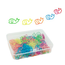 100 Pieces Creative Snail Design Clips Multicolor Binders Clips Paper Clips Set