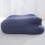 Highly Density Contoured Memory Foams Sleep Pillow For Spinal Alignment Navy blue 5