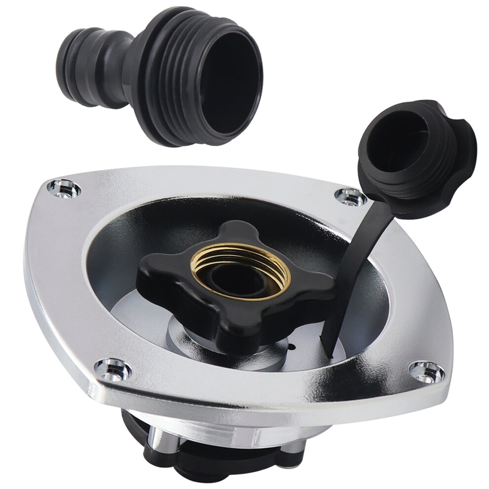 Campers Water Fill Inlet With Check Valves Corrosion Resistant Easy Check Water Outlet W 7754004772168