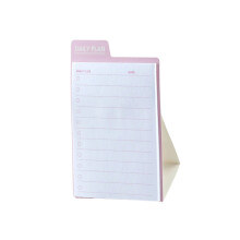 5 Pack Multifunctional Daily Planner Notepad To Do List Notepad Totally 150 Page Pink