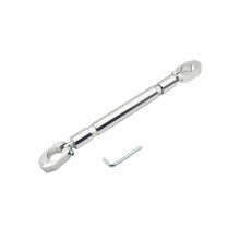 Adjustable Motorcycle Balance Bar 36cm for Personalizes Ride Comfort Handling Silver
