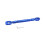 Upgrades Motorcycle Stabilizer Bar Adjustable Reduces Vibration Improves Control Blue 1