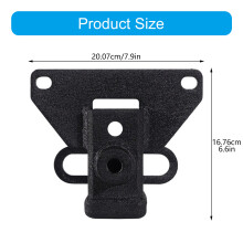 Heavy Duty Quick Install 3500kg 2 Inch Class 3 Towing Bar Link For JT Vehicle red