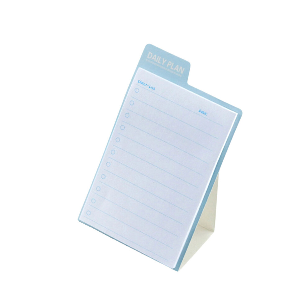 Blue 5 Pack Desktop Standing Task List Notebook To Do List Notepad Multifunctional