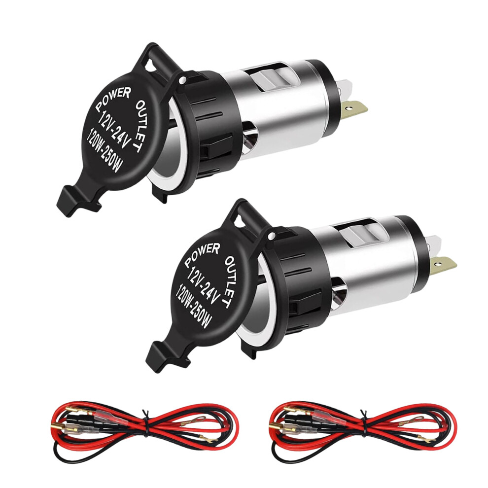 Waterproof Car Cigarettes Lighter Socket Boat Motorcycle Tractor Power Outlet 7754004694750