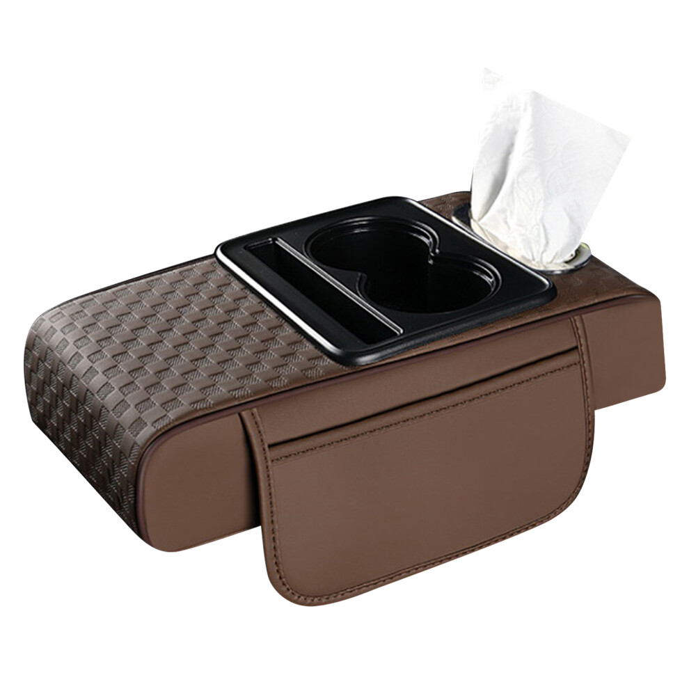 Car Armrest Box Thicken Heighten Pad Vehicle Arm Rest Cushion Quick Install 1 Brown 7754004756182