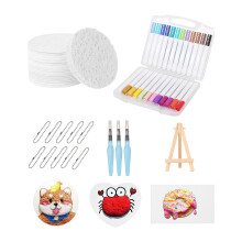 Art Drawing Bubble Drawing Set Thick Foam Paper Collapsible Stand Color Marker G24 color
