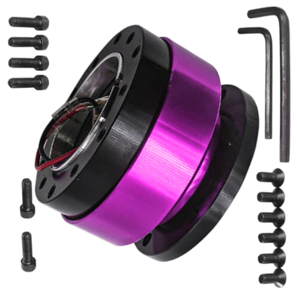 Fast Release Steering Mount Link Aluminum Mixture For Hurrying Simulation Automo Purple 7754004743014