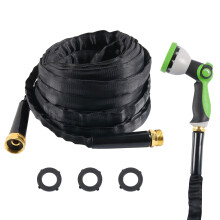 Multiple Sprinkle Water Hose For Yachts Campers 50ft Flexible Rubber Building Easy Green