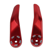 Motorcycle Handlebar Protectors Hand Guard Cover for Urban and Off Road Riding Red