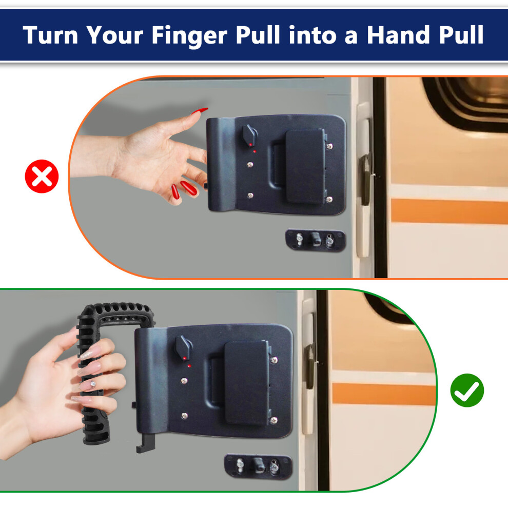 Rvs Entry Grab Handle Reinforced Plastic Construction Slip Resistant Grip 7754004740570