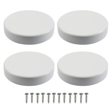 Pack Of 4 9Inch Marine Dock Post Headpieces Permanent Polypropylene Piling White