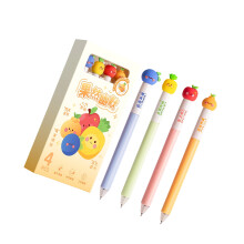 4Pcs Neutral Pens Gel Ink Pen Fine Point Pens Fruit Gel Pen Writing Sure enoughhumorou