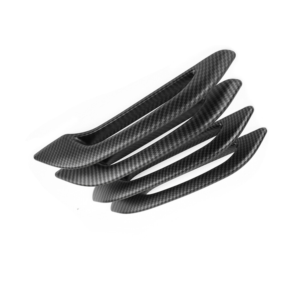 4Pcs Auto Door Handle Cover Antifreeze Damage Proof Frost Proof For Vehicles Piano Black 7754004735224