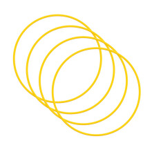 Pack of 4 Rims Guards Lightweight Scratch Resistant Feature for 19 Inch Wheels Yellow
