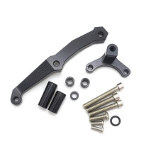 Adjustable Motorcycle Steering Damper Stabilizer Easy to Use for Motorbike Z800 Black