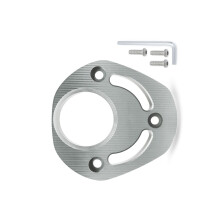 Premium Exhaust Port Cover Guaranteeing Corrosion Resistance For XMAX300 Bikes Grey