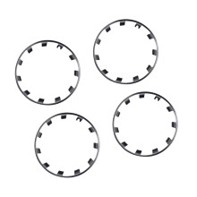 Quick Install 21Inch Wheel Rims Protector Guard Cover With Easy Snap On Design Gray