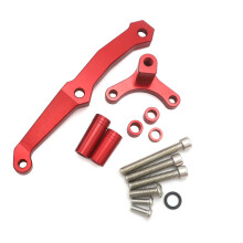High Strength Bike Steering Stabilizer 15 Adjustable Levels for Motorbike Z800 Red