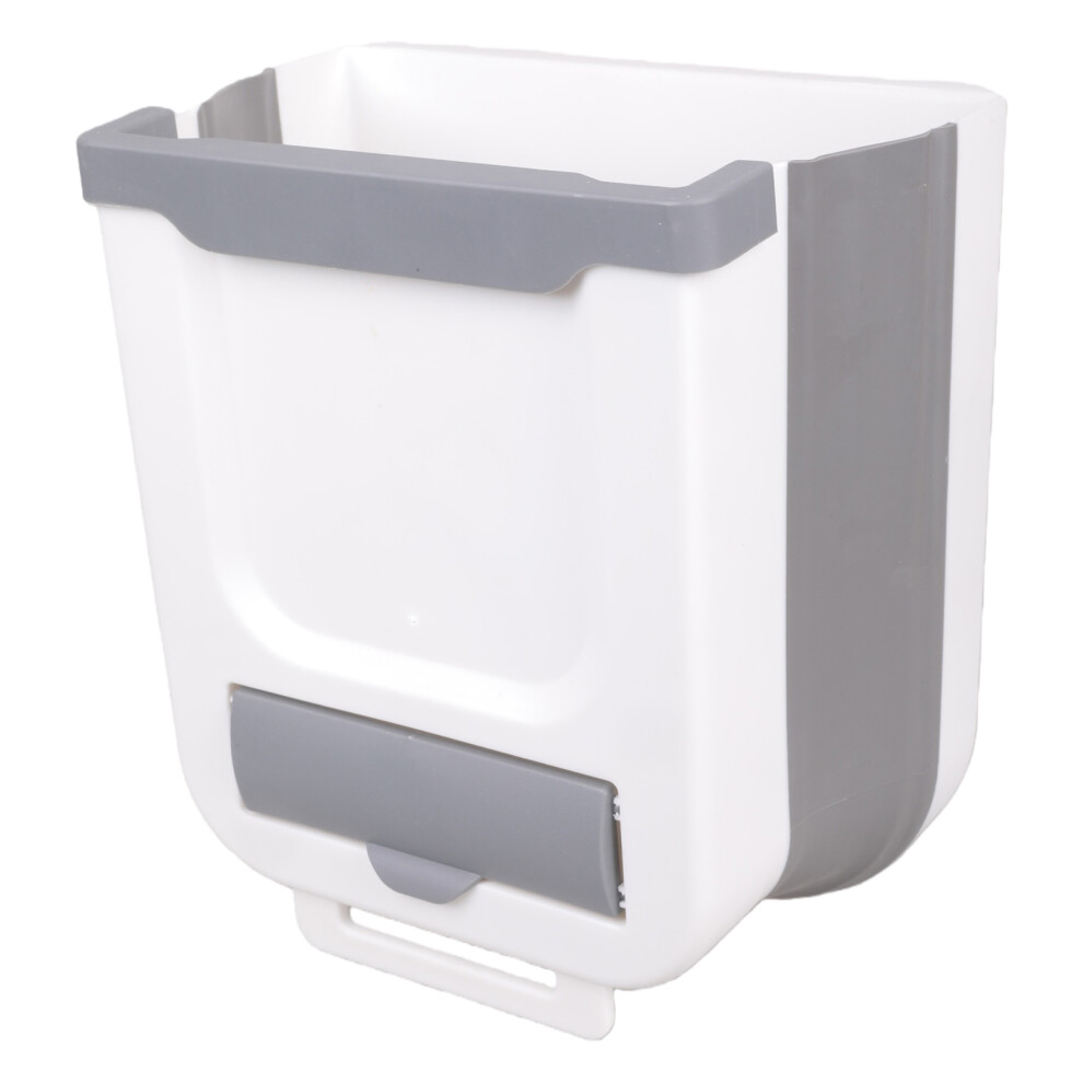 7L/10L Space Saving Collapsible Trash Can For Kitchen Cabinet Camping Use 7L White 7754004743434