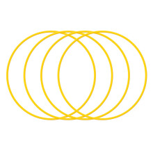4pcs Self Adhesive Rims Guards ABS Protective Suitale for 18 Inch Wheels Yellow