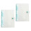 Clear Plastic Flexible Rings Binder Cover with Removable Pages for Notebooks Blue 1