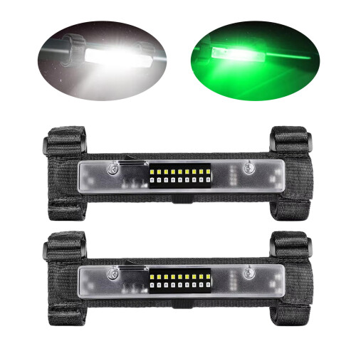 Dome Light Roll Bar Cage Mount Dome Lamp Universal LED Lights ATV white green light