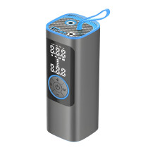 Portable Air Pumps Digital Auto Car Inflator Tire Pumps Car Air Compressor blue
