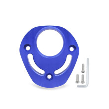 Stylish Exhaust Port Cover Enhancing Motorcycle Appearance and Personality For Blue