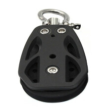 Stainless Steel Pulley Single Wheel Pulley Lifting Rope Pulley for Boats L